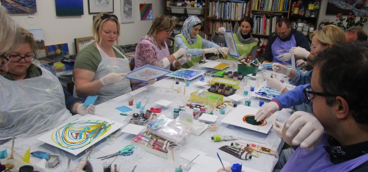 Reminder: New Acrylic Pouring Introduction Workshop – Saturday – 21st September