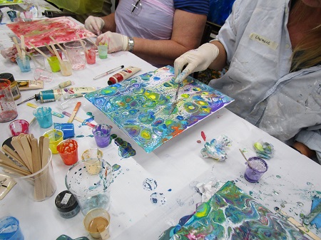 Acrylic Pouring Introduction Workshop – Saturday, 26th June 2021