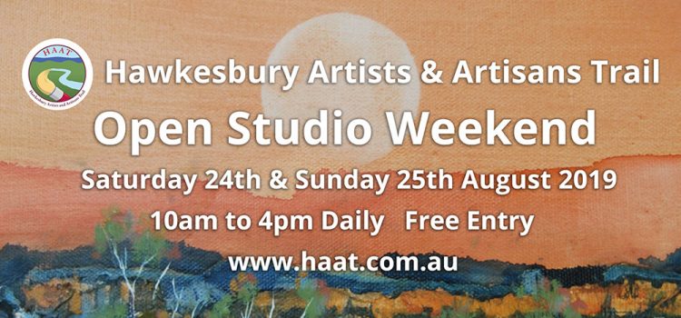 Reminder: HAAT Open Studio Weekend – Saturday 24th & Sunday 25th August 2019